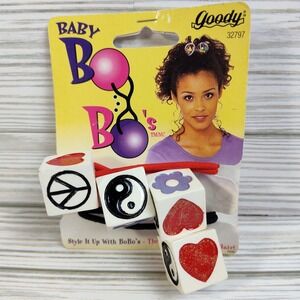 VTG Y2K Goody BoBo's Pair Hair Elastic Accessories 1997 Jumbo Ponytailers #32797